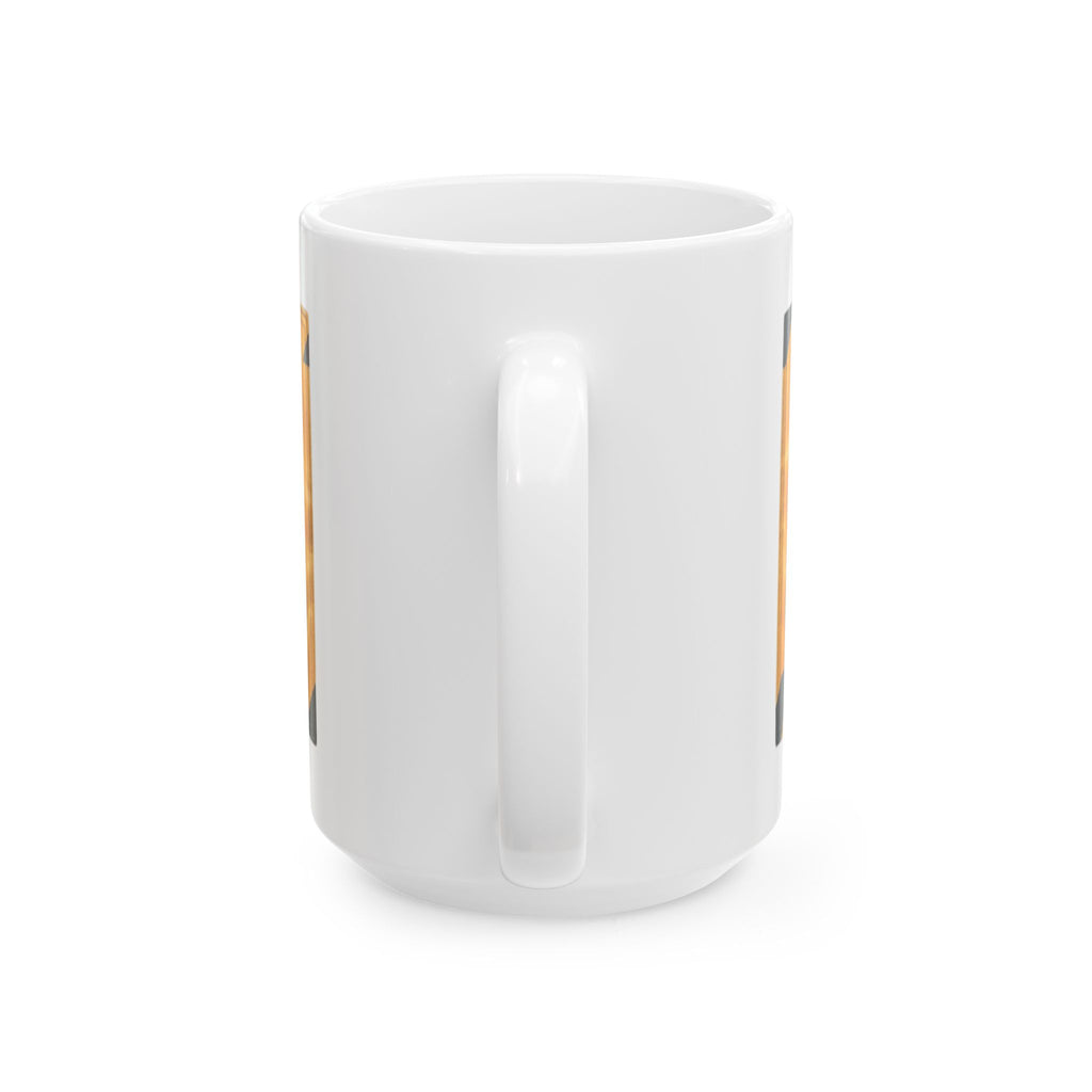 "Caution Oversized Load" White Ceramic Mug