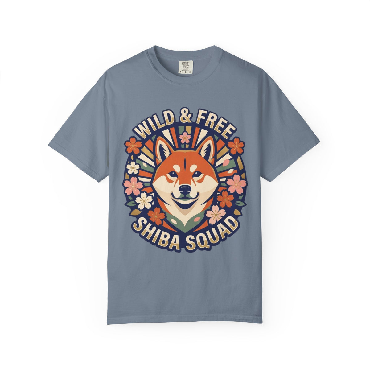 "Shiba Squad" Unisex Garment-Dyed Tee