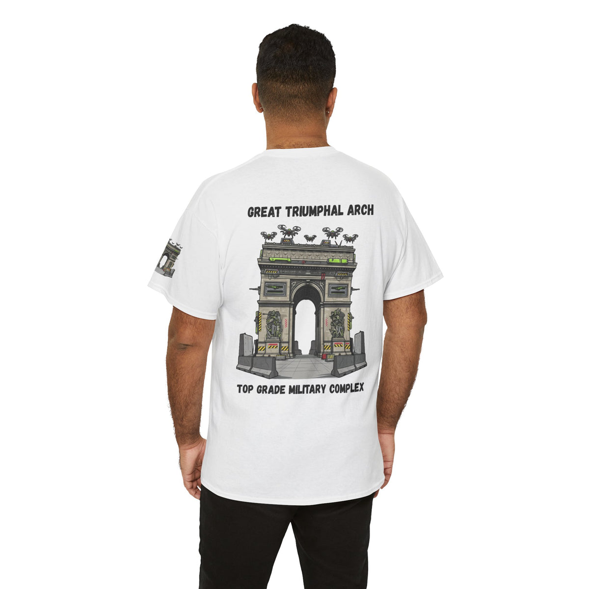 Color: White | Top Grade Military Complex Premium Graphic Tee