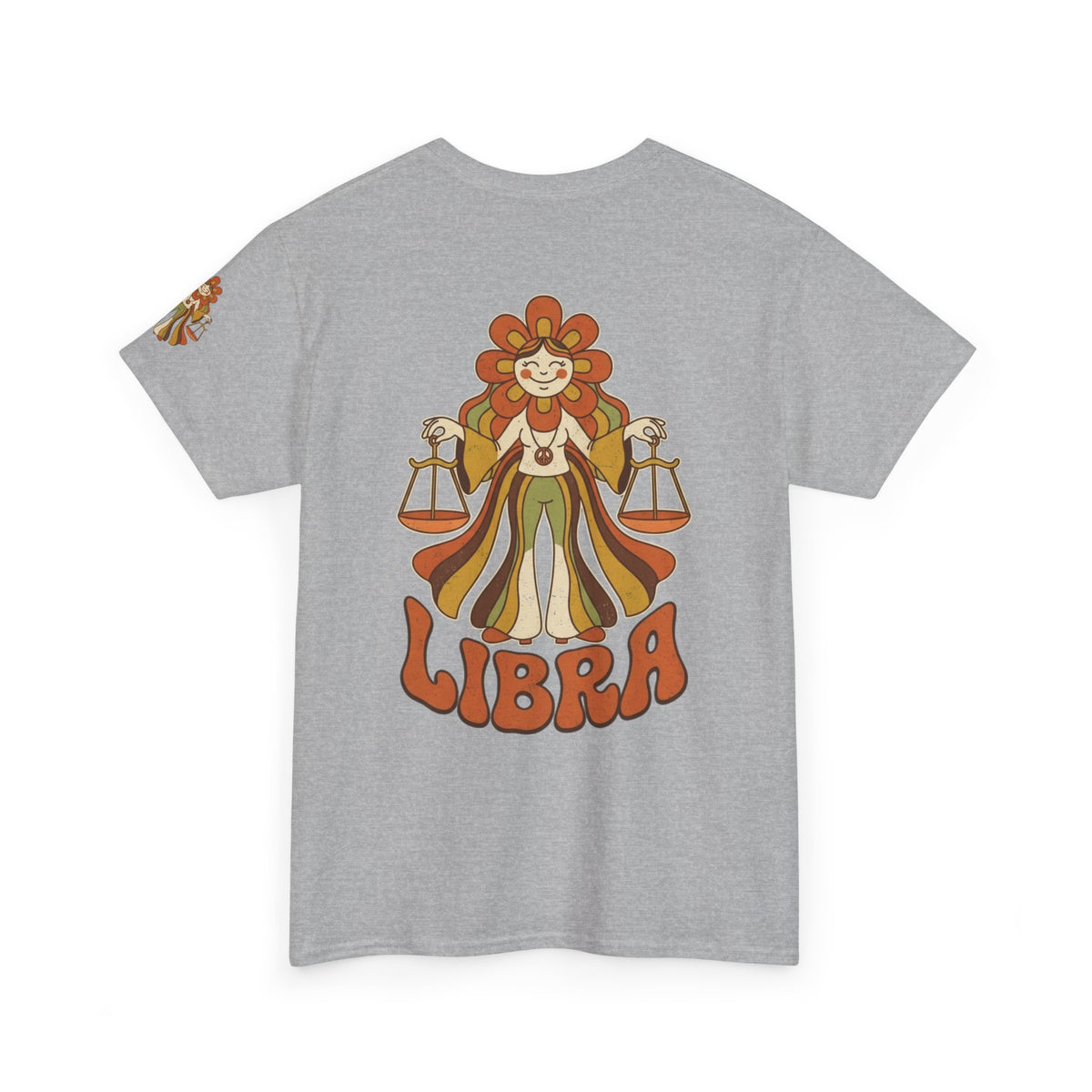 "Retro Mascot Groovy Libra" Premium Graphic Tee