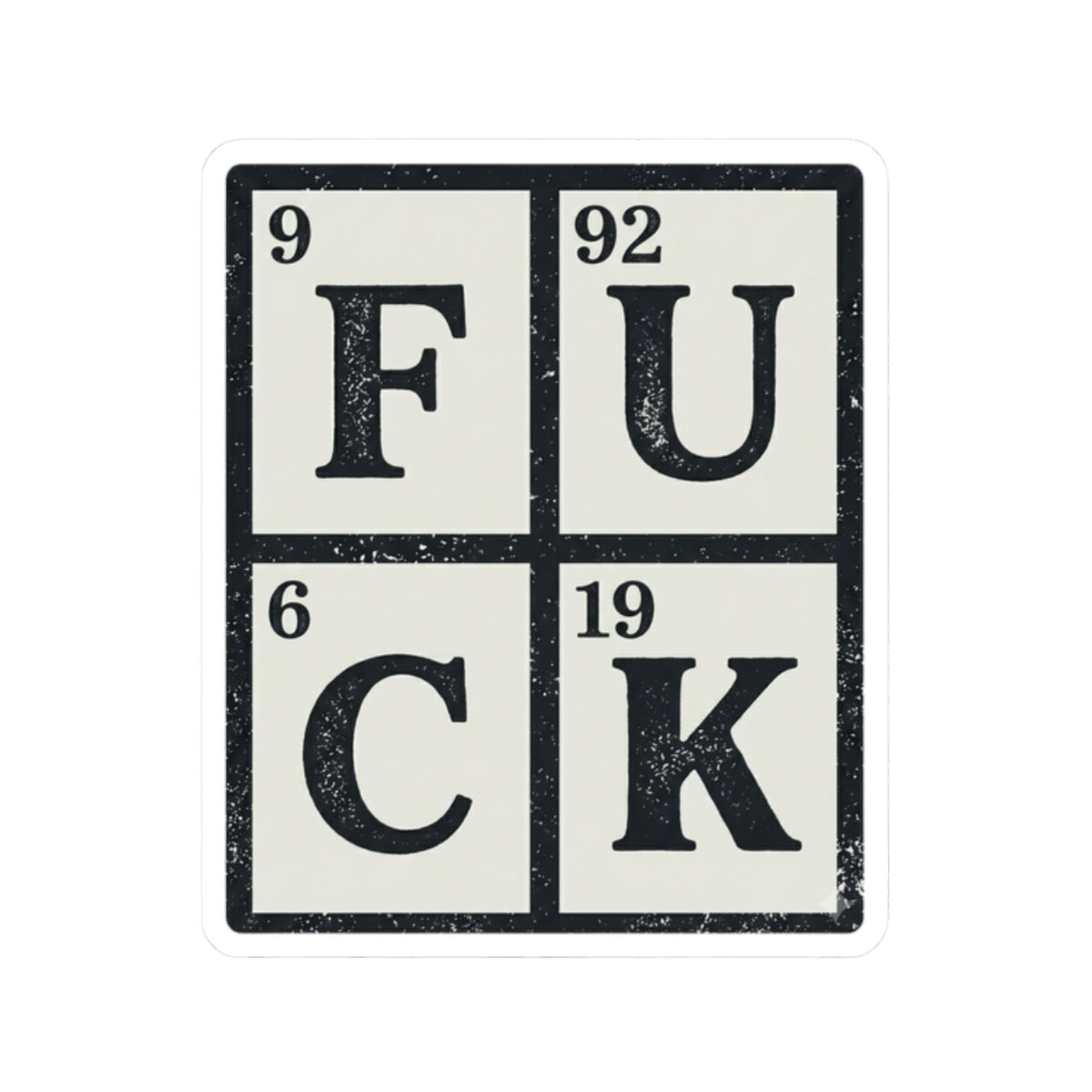 "FUCPYOU" Sticker