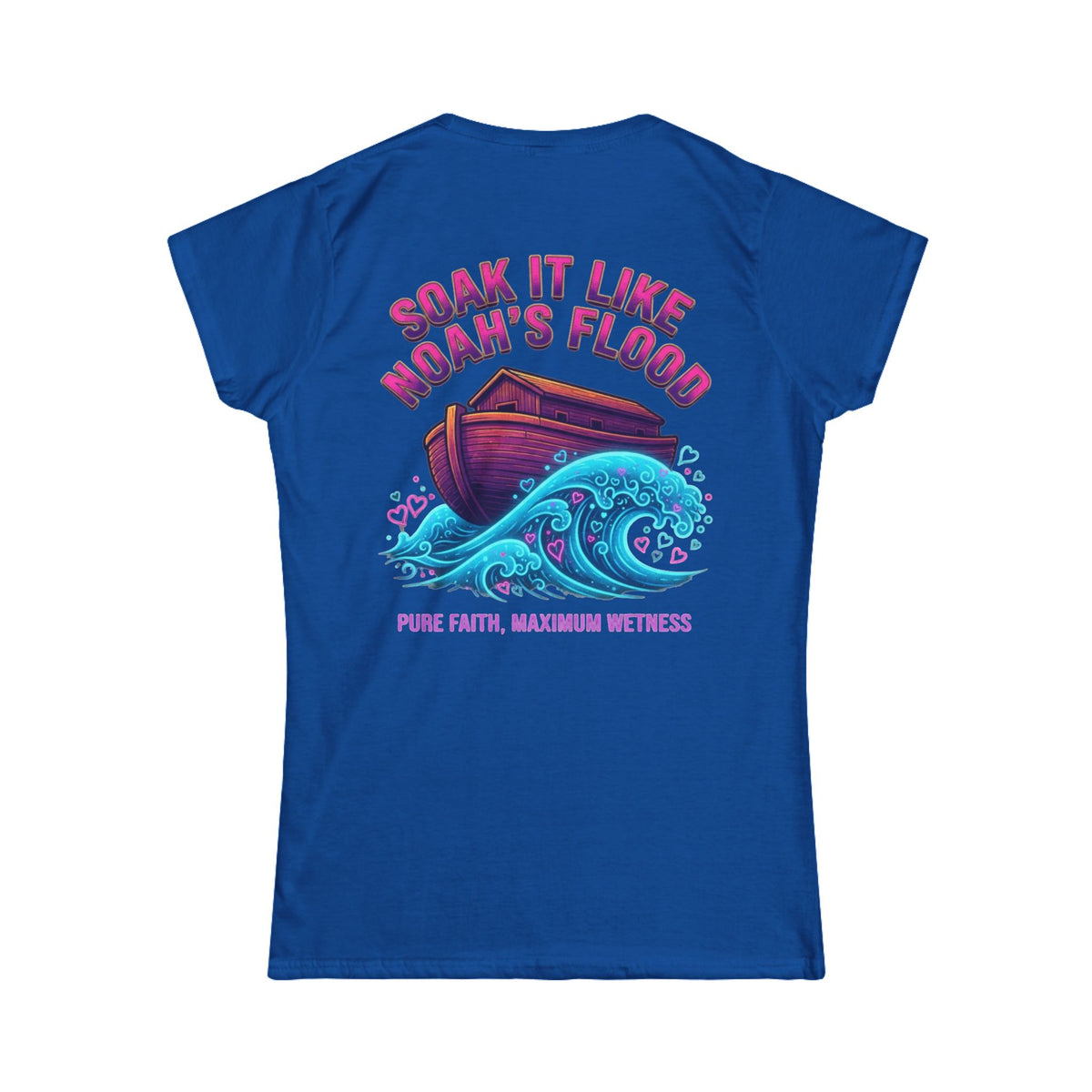 "Good Book Series Soak it Like Noah's Flood" Women's Tee