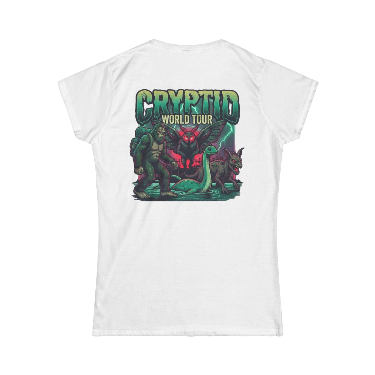 "Puzizia (Global-Cryptid Mashup) Cryptid World Tour" Women's Tee