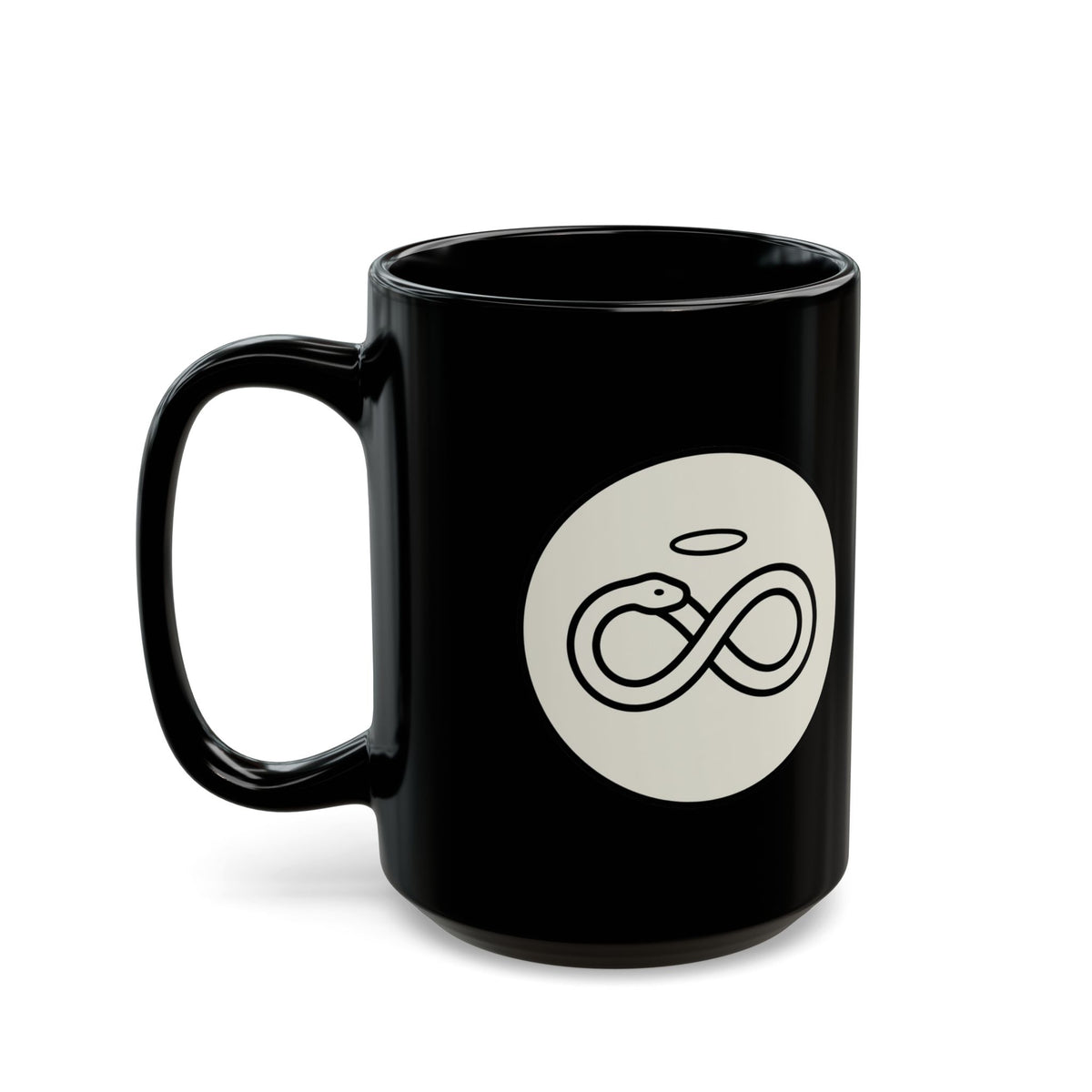 "Good Book Series Original Sin" Black Ceramic Mug — Graphic