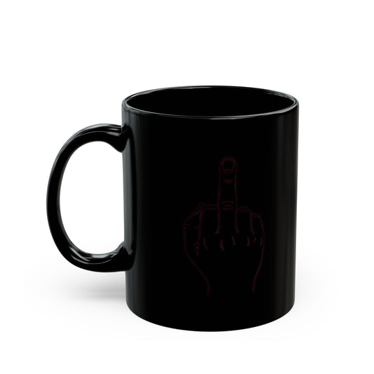 "F@#% OFF" Black Ceramic Mug — Graphic