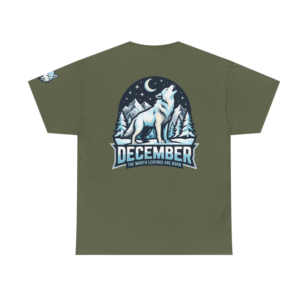Color: Military Green | December Legend Premium Graphic Tee
