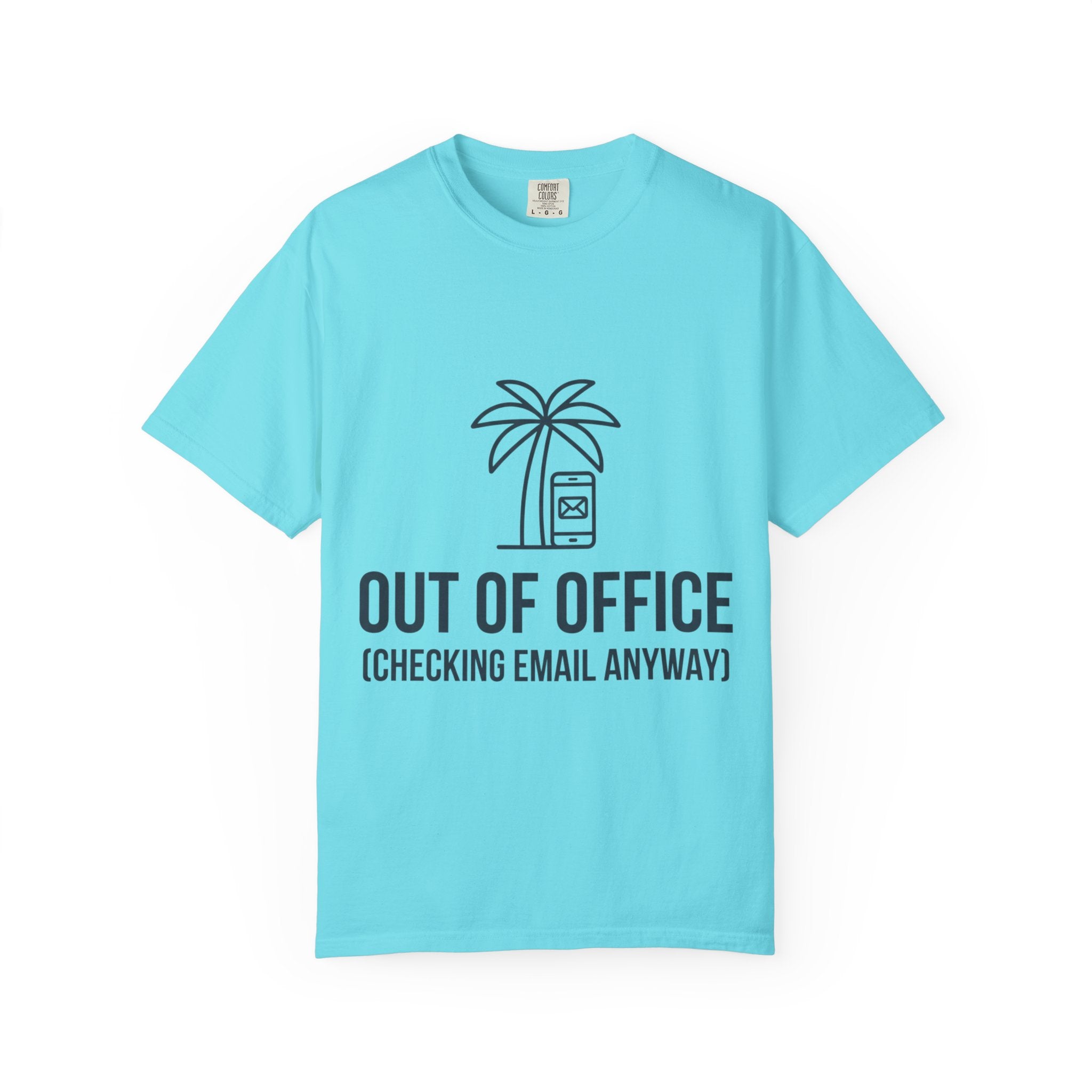 "Out of Office" Unisex Garment-Dyed Tee