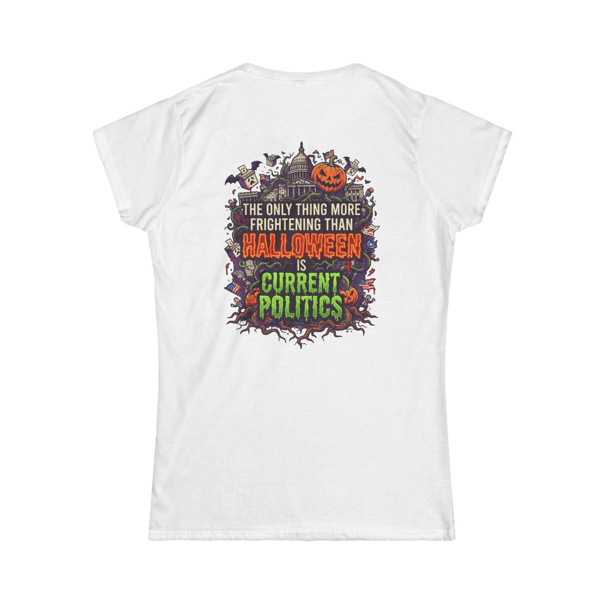 Color: White | Current Politics Women's Tee