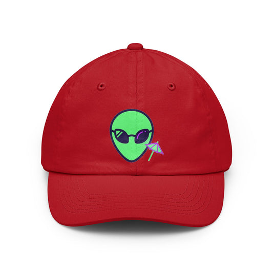 Color: Red | Drunk Alien Dad Hat — Graphic
