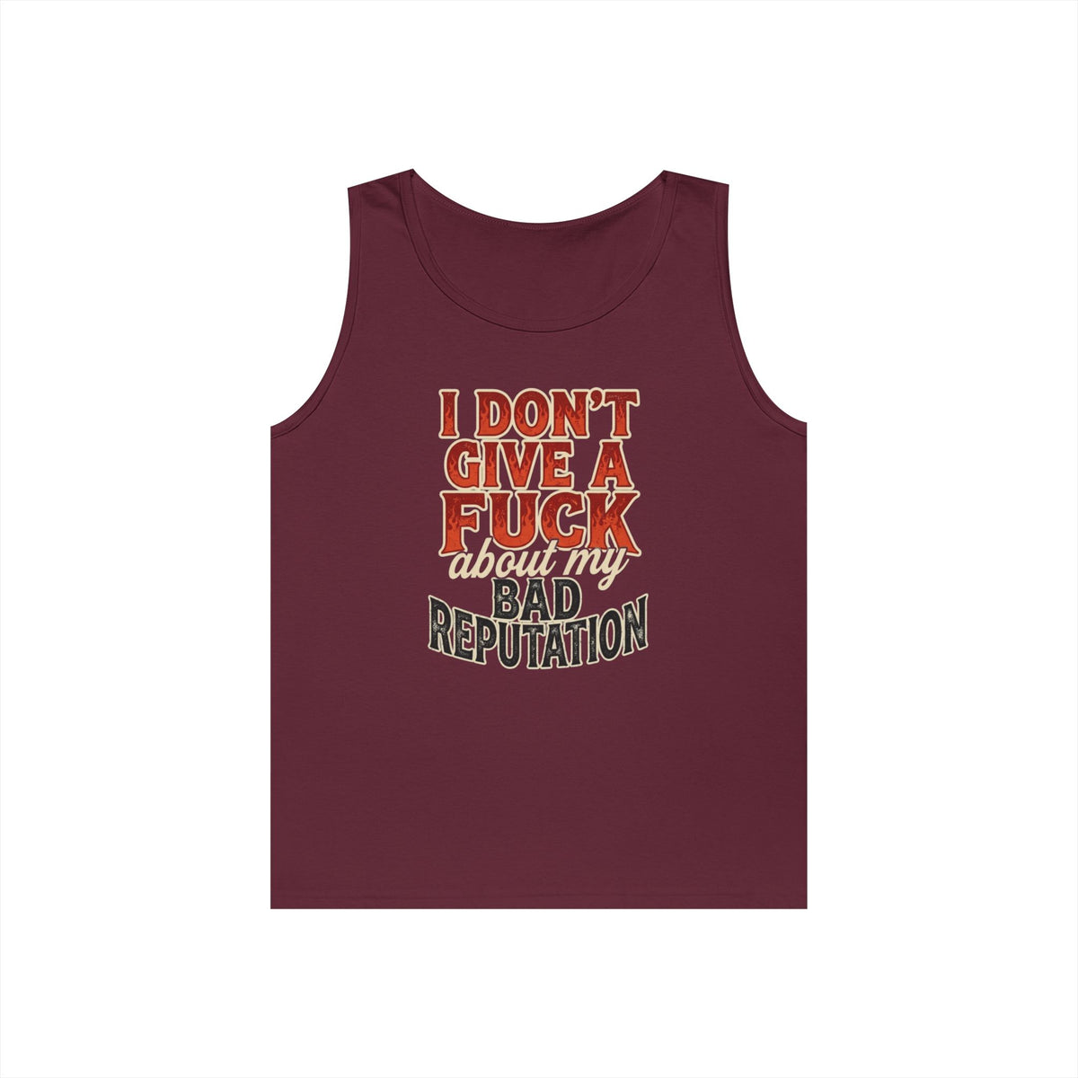 Color: Maroon | Bad Reputation Tank Top