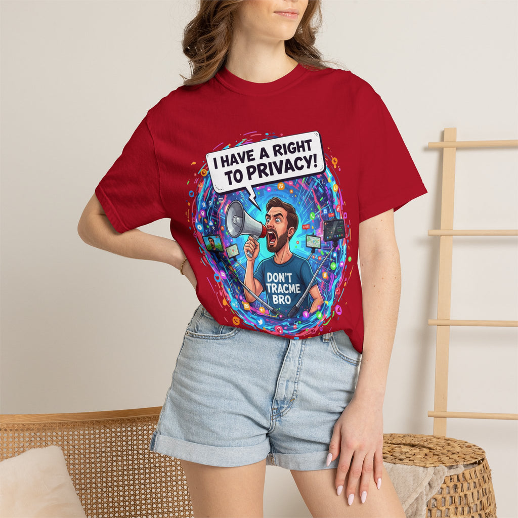 "The Right to Privacy"  Unisex Garment-Dyed T-shirt