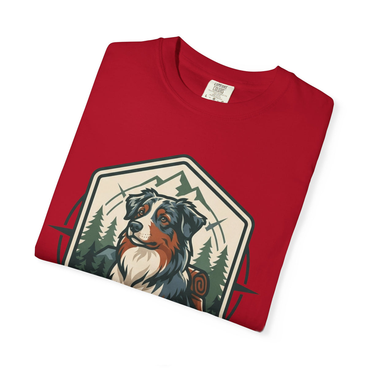 "Australian Sheperd" Unisex Garment-Dyed Tee