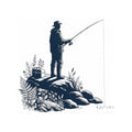 "Fishing" Sticker — Main