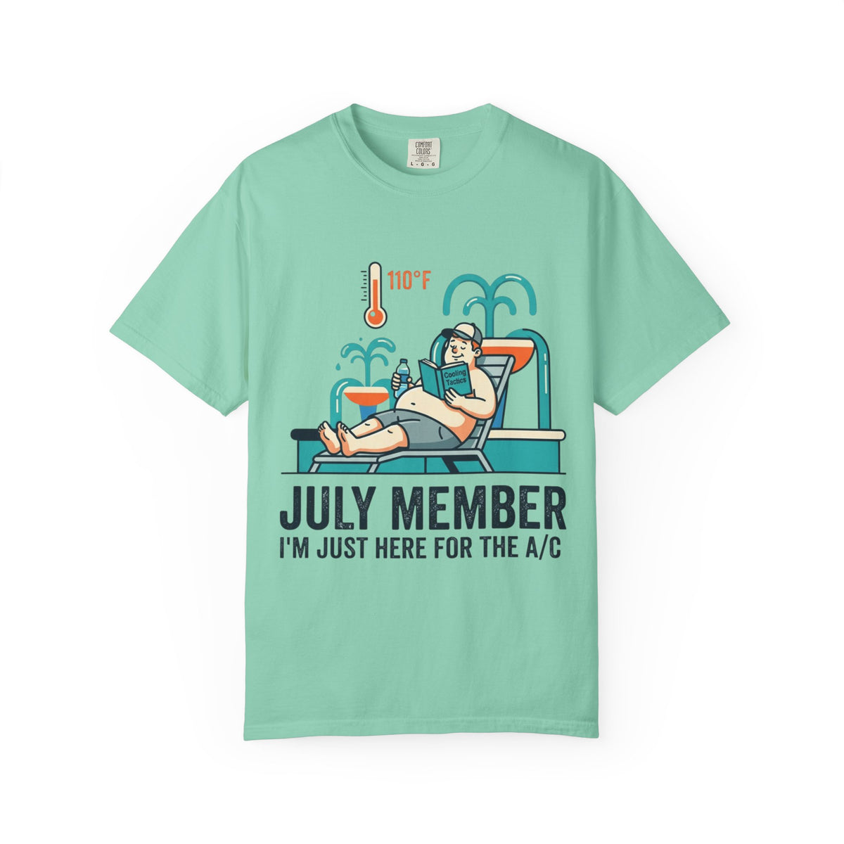 Color: Island Reef | July Member Unisex Garment-Dyed Tee