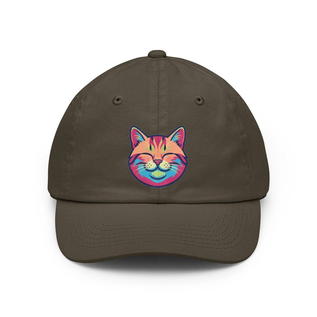 Color: Olive | Always Cuddle Your Pussy Dad Hat