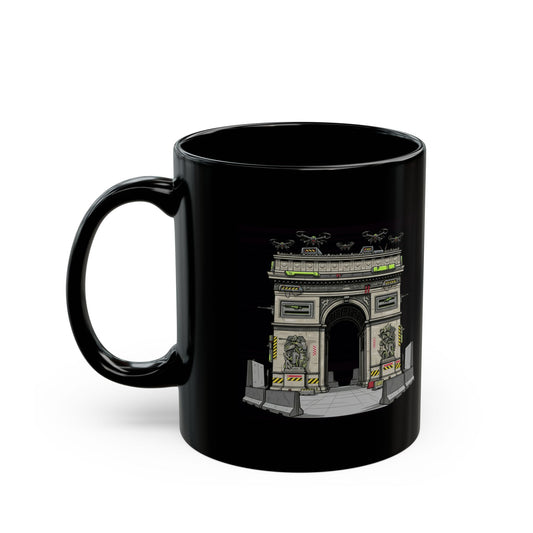 "Top Grade Military Complex" Black Ceramic Mug — Graphic