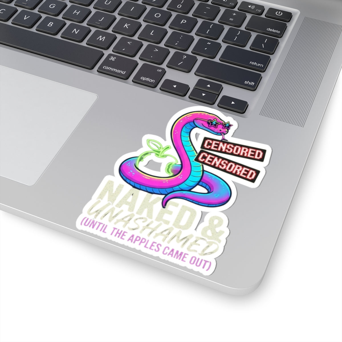 "Good Book Series Naked & Unashamed" Sticker — Main