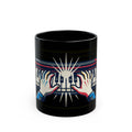"Imagine What Else These Fingers Can Do" Black Ceramic Mug — Graphic