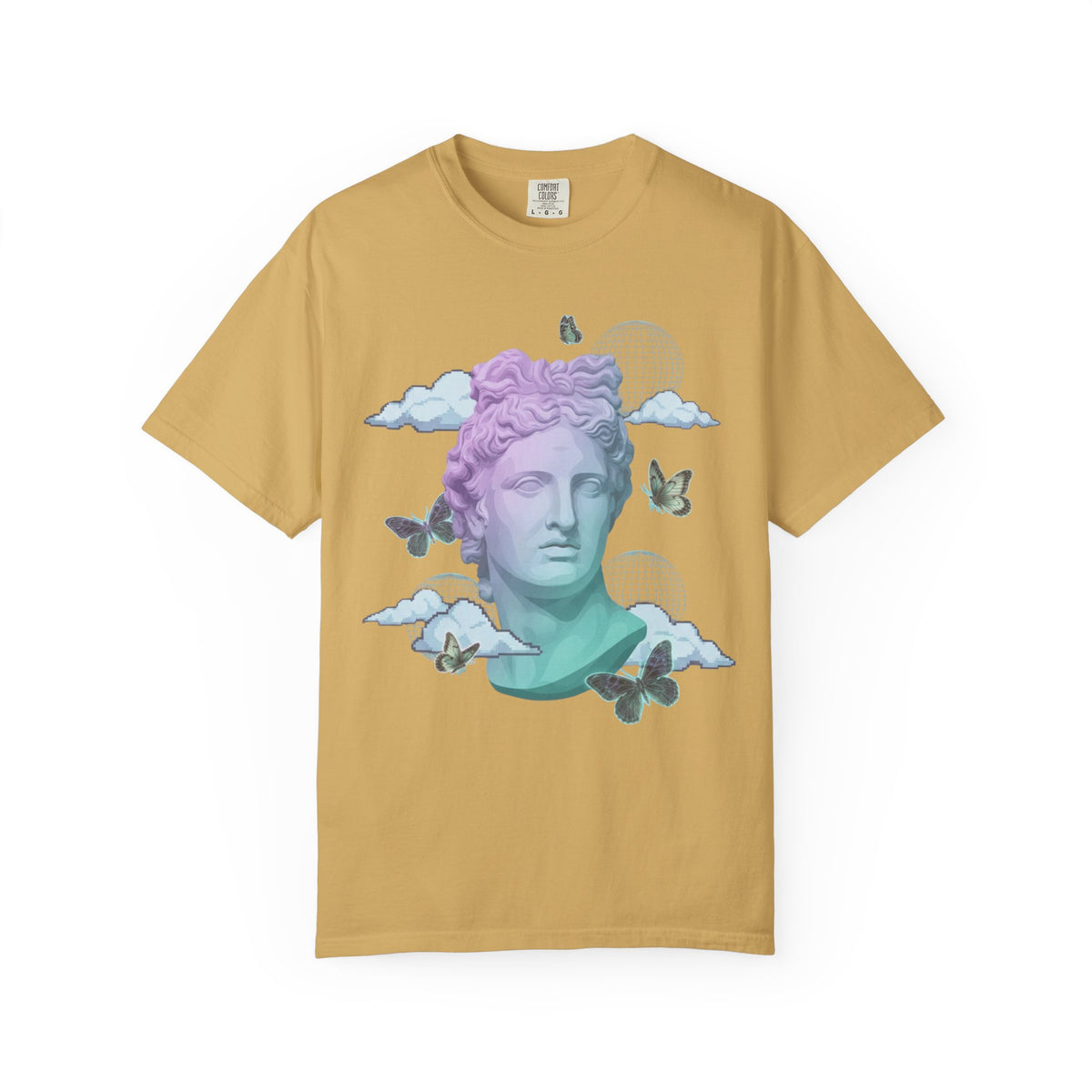 Color: Mustard | Dreamscape Unisex Garment-Dyed Tee
