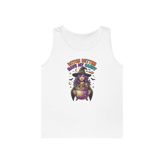 Color: White | Witch Better Have My Candy Tank Top