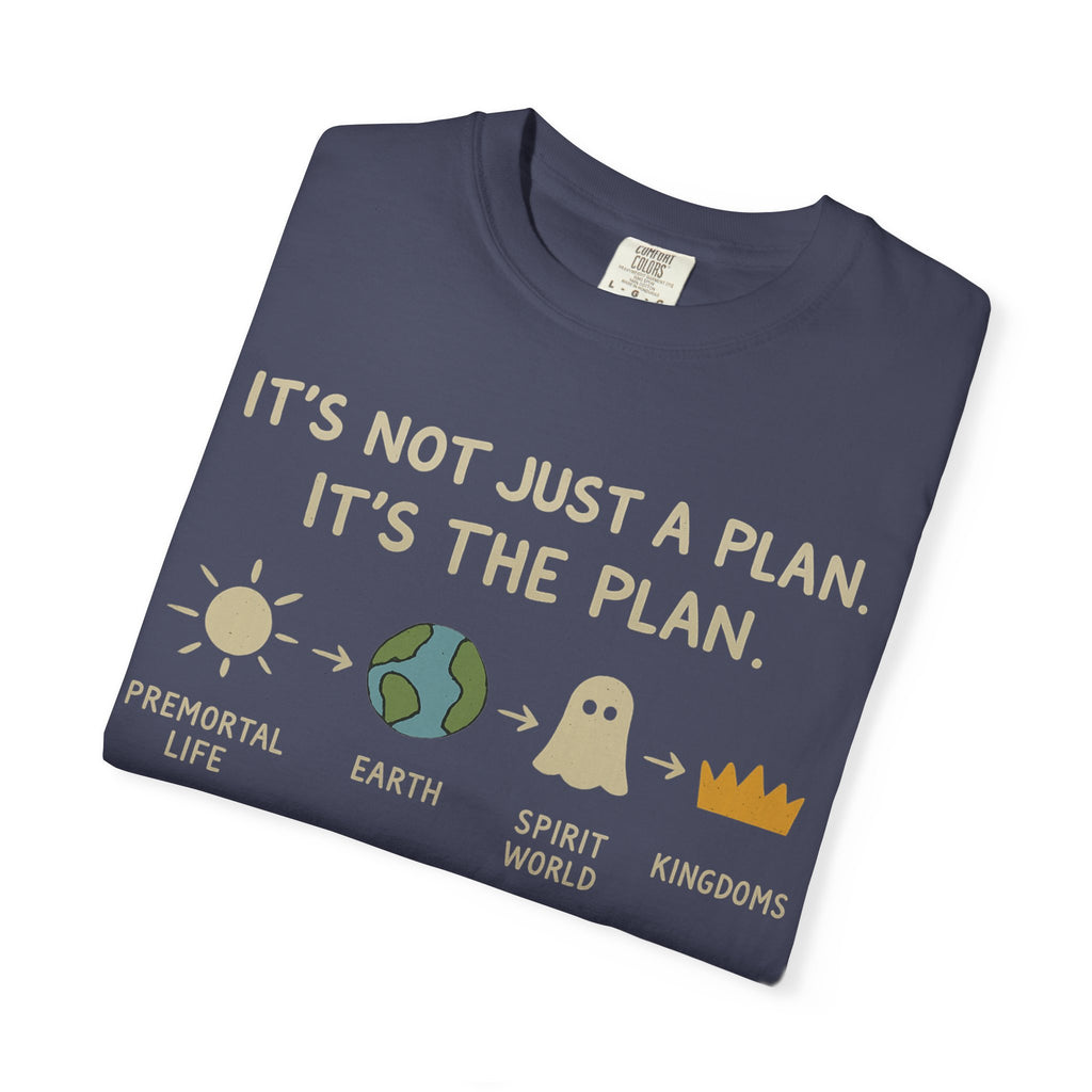 "It's The Plan" Unisex Garment-Dyed T-shirt