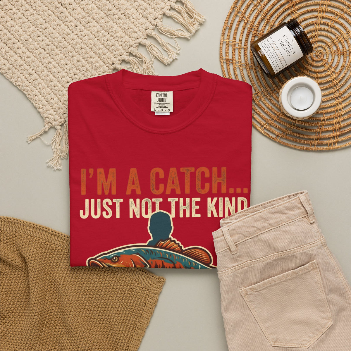 I'm A Catch Unisex Garment-Dyed Tee