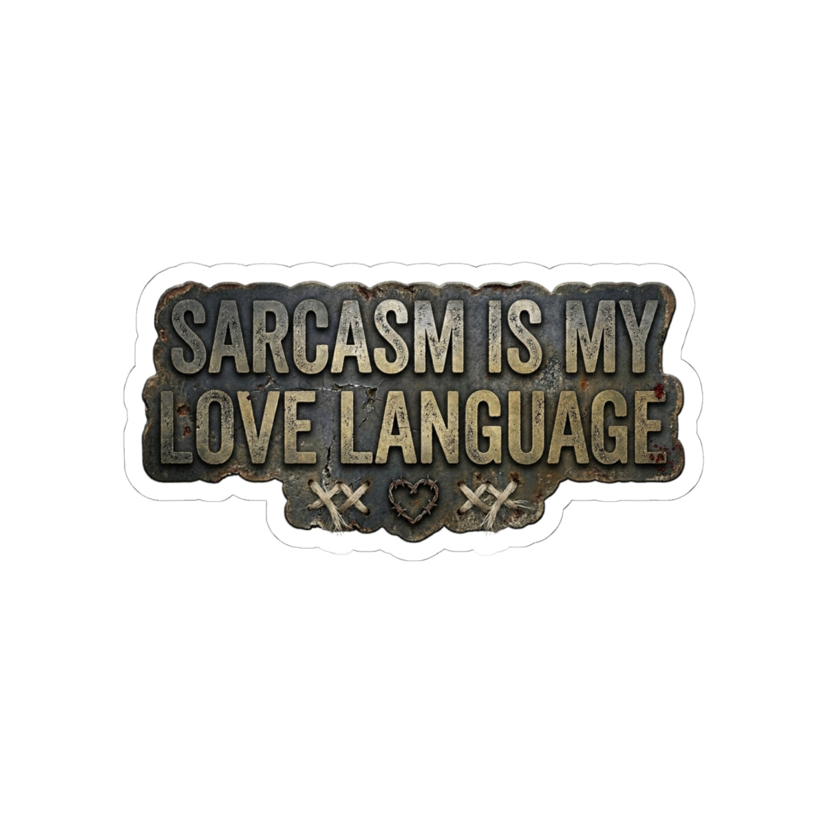Fluent in Sarcasm | Kiss-Cut Sticker — AttitudeShirts