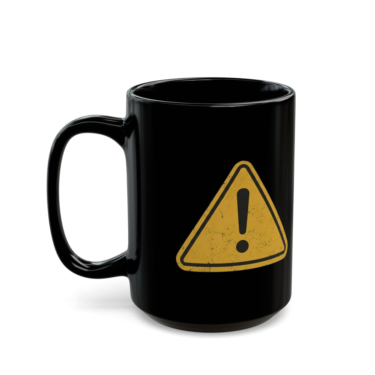 "Warning I am The Family Liability" Black Ceramic Mug — Graphic