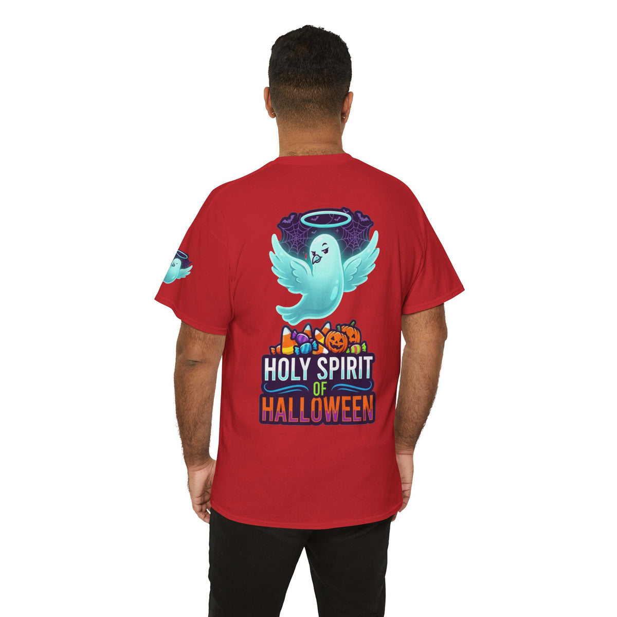 Color: Red | Holy Spirit of Halloween Premium Graphic Tee