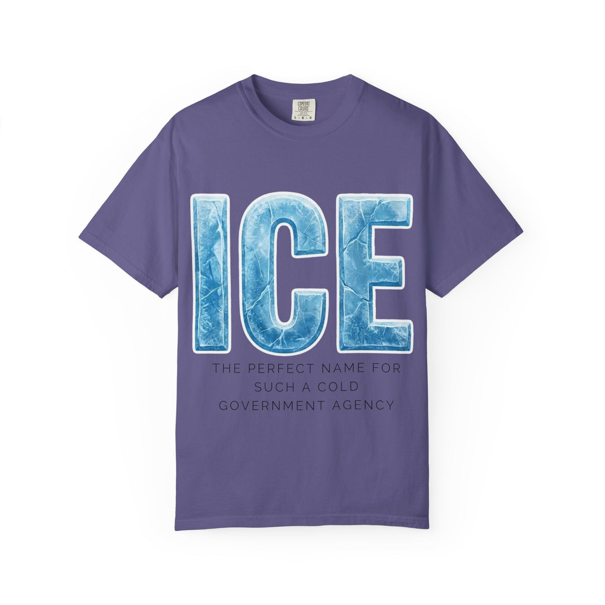 Color: Grape | ICE Cold Government Unisex Garment-Dyed T-shirt