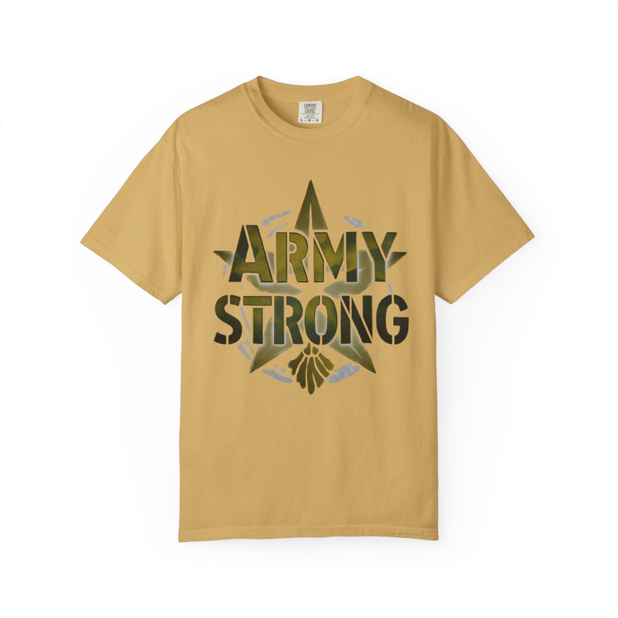 "Army Strong-2" Unisex Garment-Dyed T-shirt