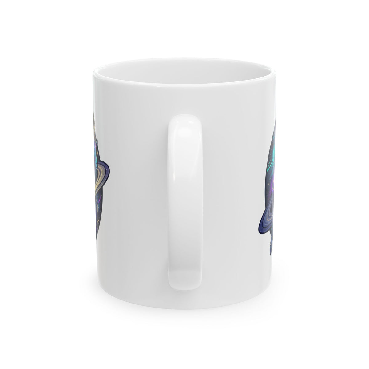 "Space Explorer Capricorn" White Ceramic Mug