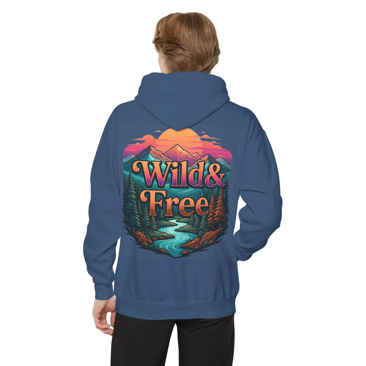 Color: True Navy | Wild & Free Garment-Dyed Hoodie