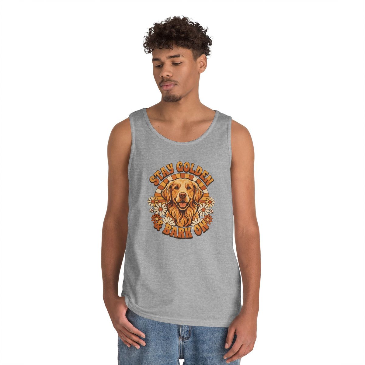 "Stay Golden & Bark On" Tank Top