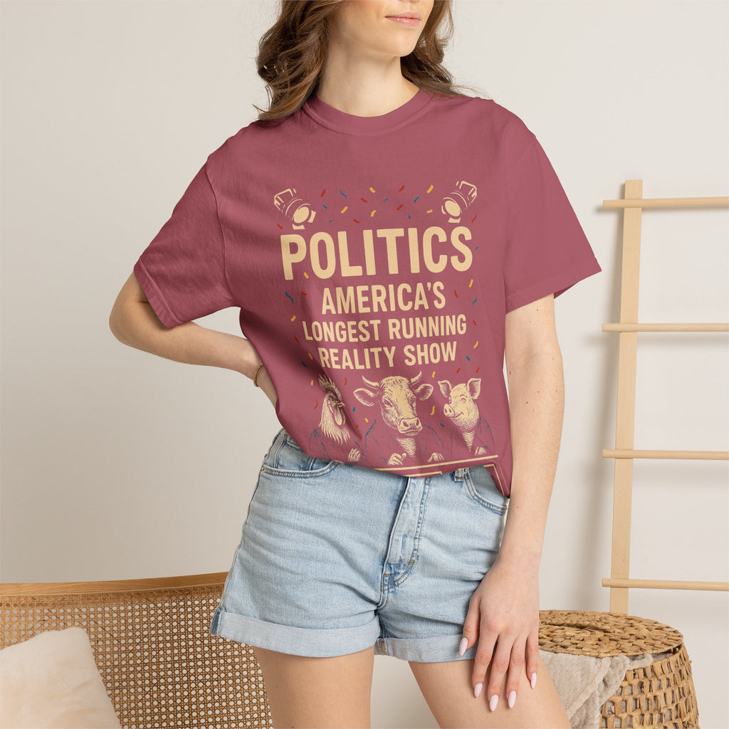 "The Ultimate Reality Show" Unisex Garment-Dyed T-shirt