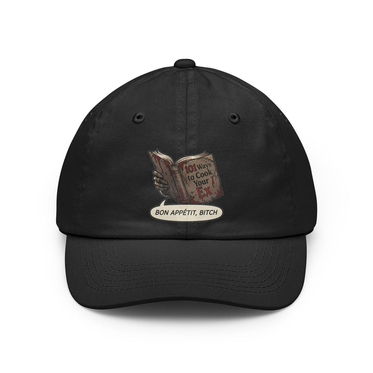 Color: Black | Bon Appetit Bitch Dad Hat — Graphic