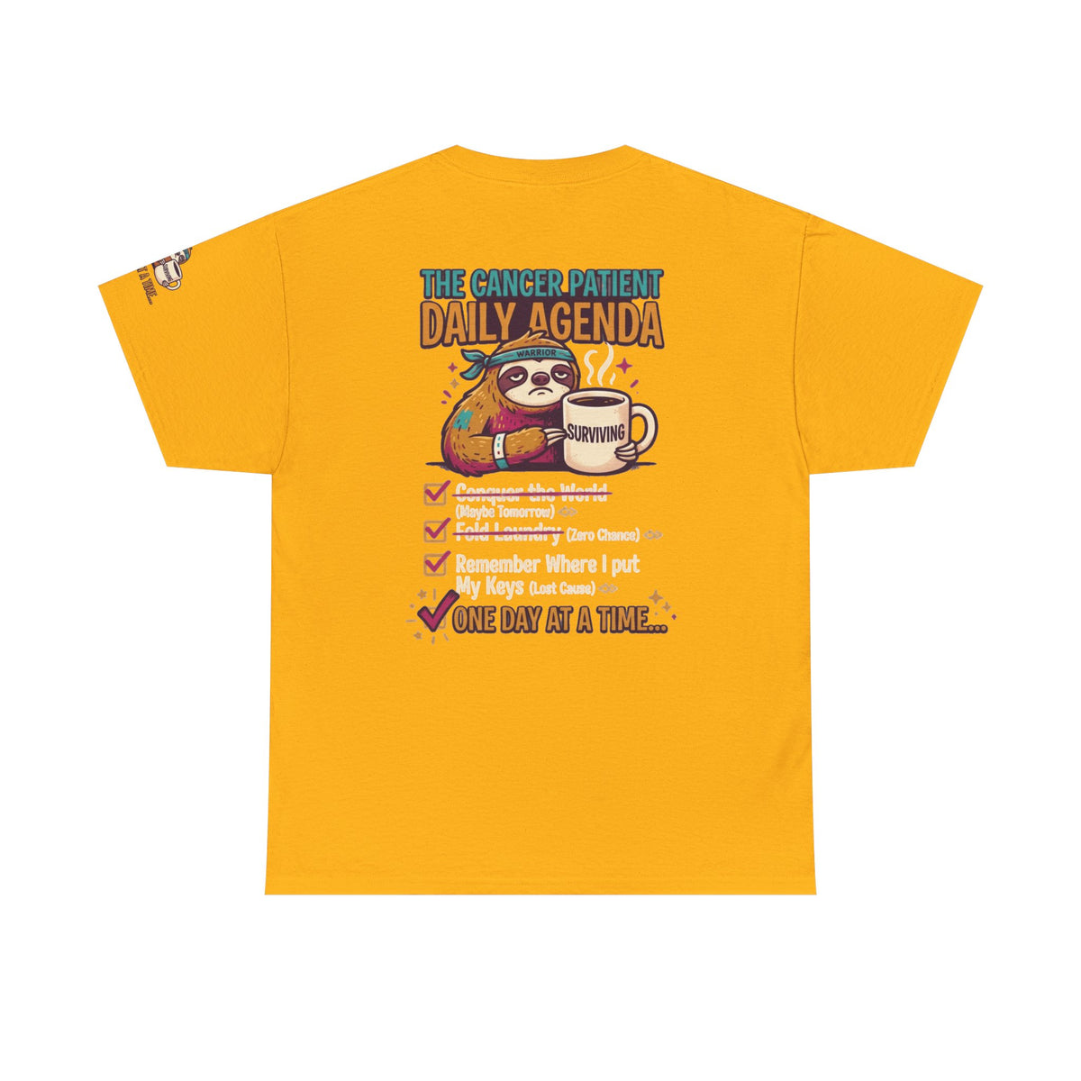 "Cancer One Day At A Time" Premium Graphic Tee