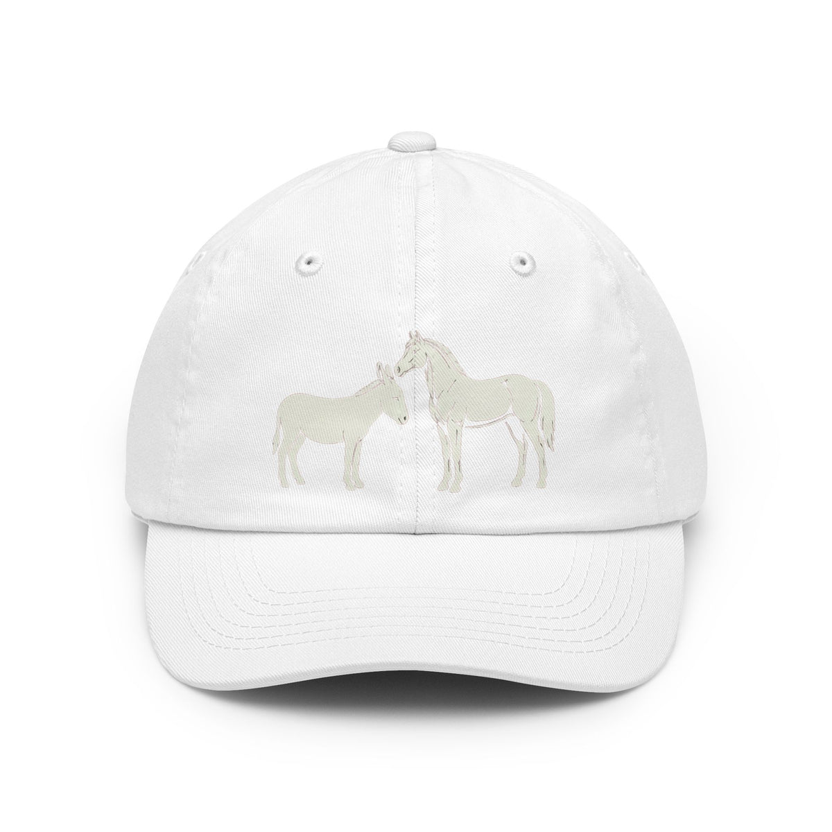 Color: White | Good Book Series Ezekiel 23 20 Love Language Dad Hat — Graphic