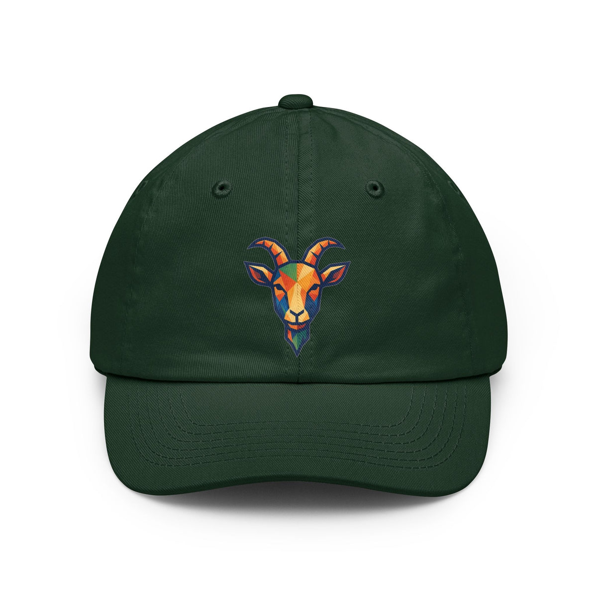 Color: Forest Green | Goat Credible Dad Hat — Graphic