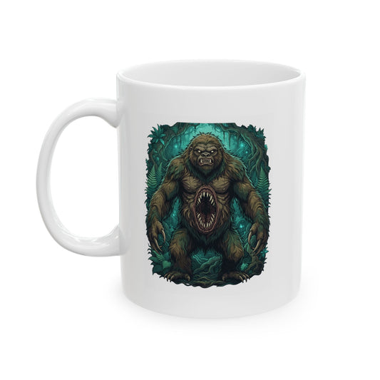 "Mapinguari (Amazon Rainforest)" White Ceramic Mug