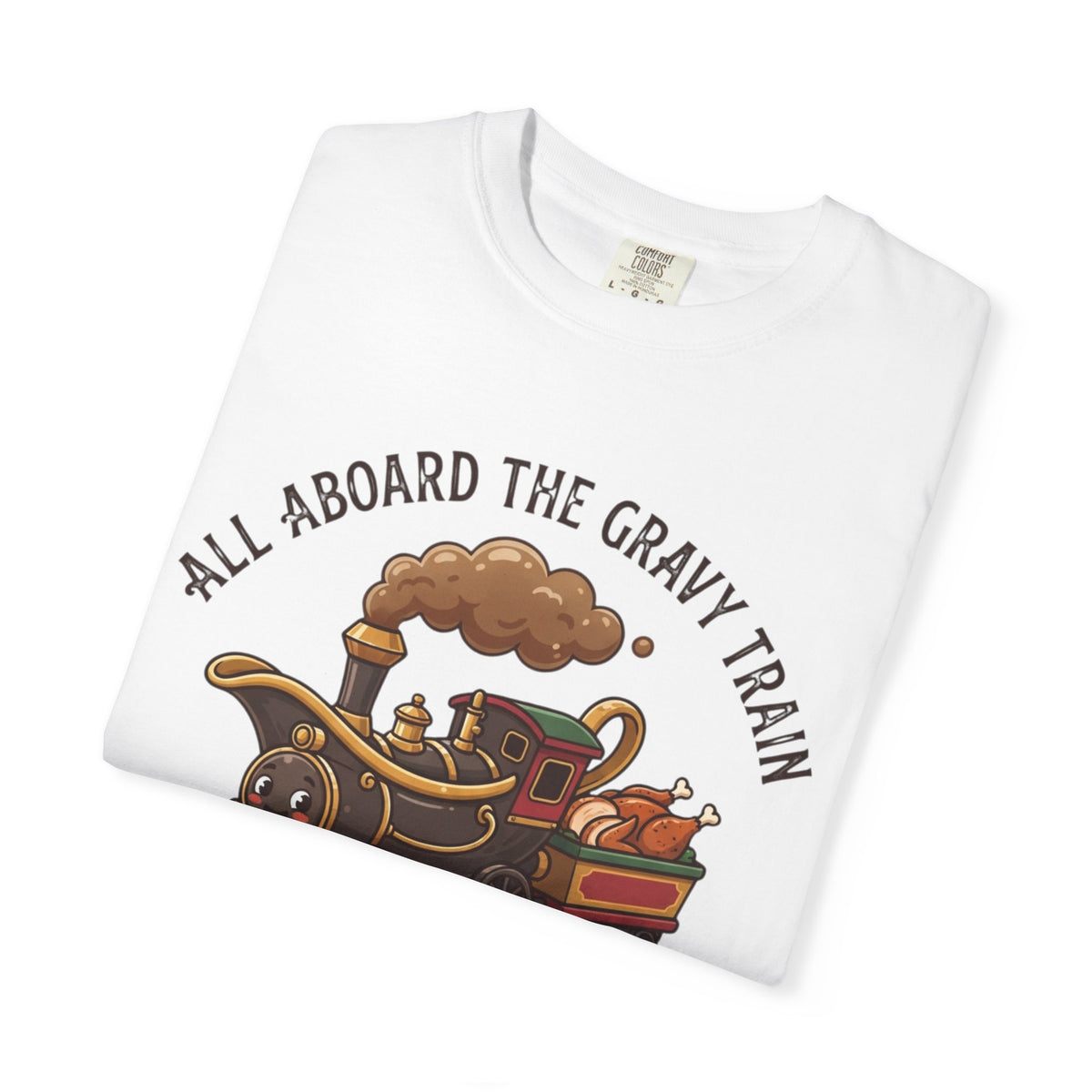 "Next Stop Food Coma" Unisex Garment-Dyed Tee