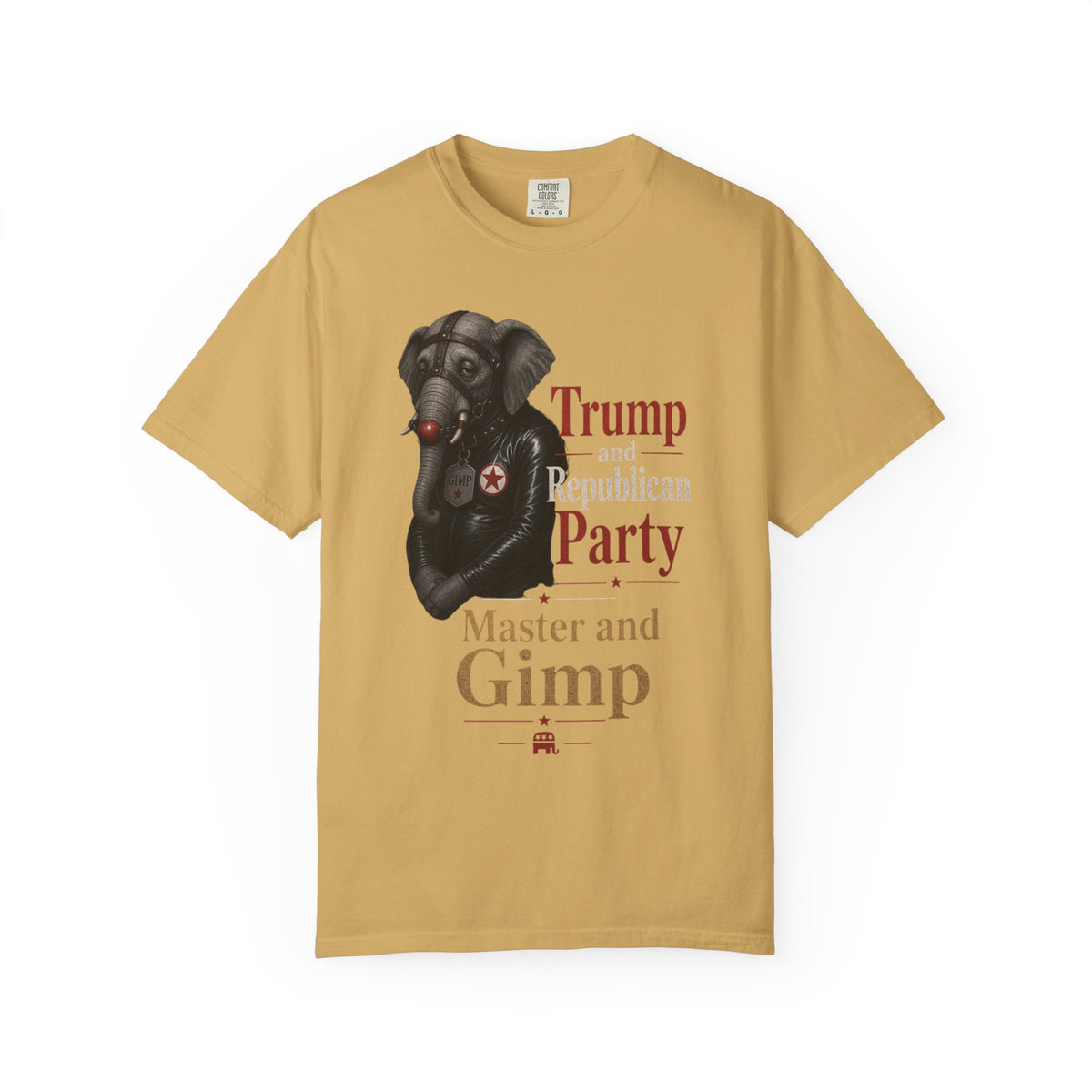 Color: Mustard | Master and Gimp Unisex Garment-Dyed Tee