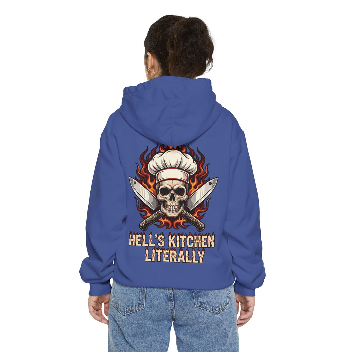 "Hell's Kitchen Literally" Garment-Dyed Hoodie