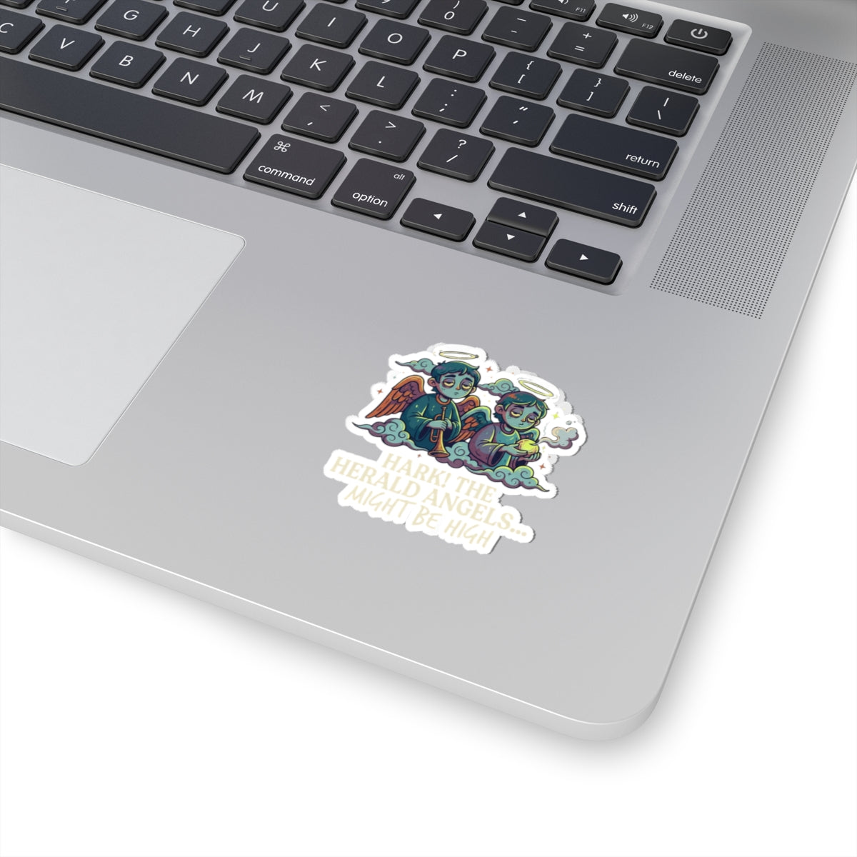 "Hark The Herald Angels" Sticker — Main