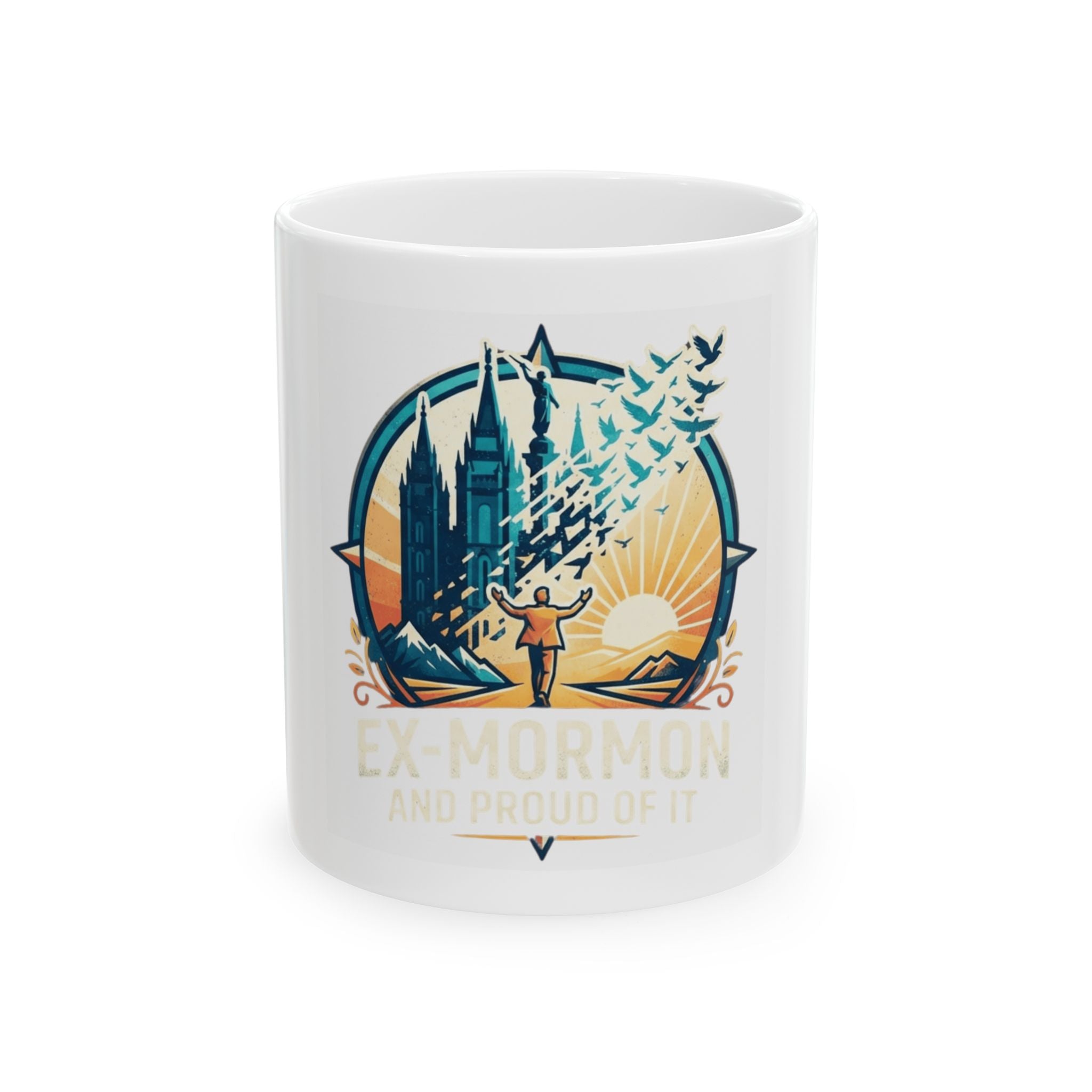 "Ex Mormon" White Ceramic Mug