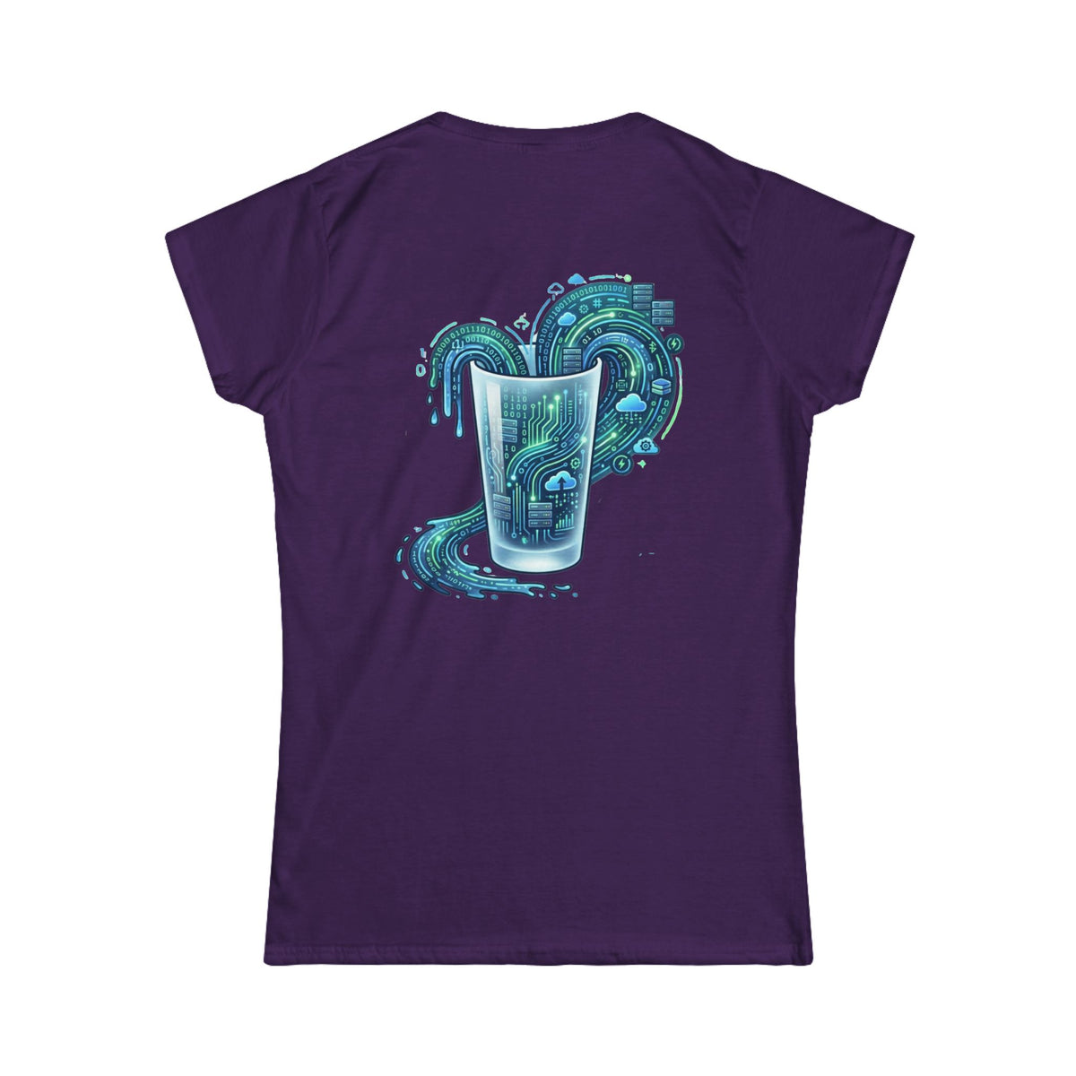 "Glass of Data" Women's Tee