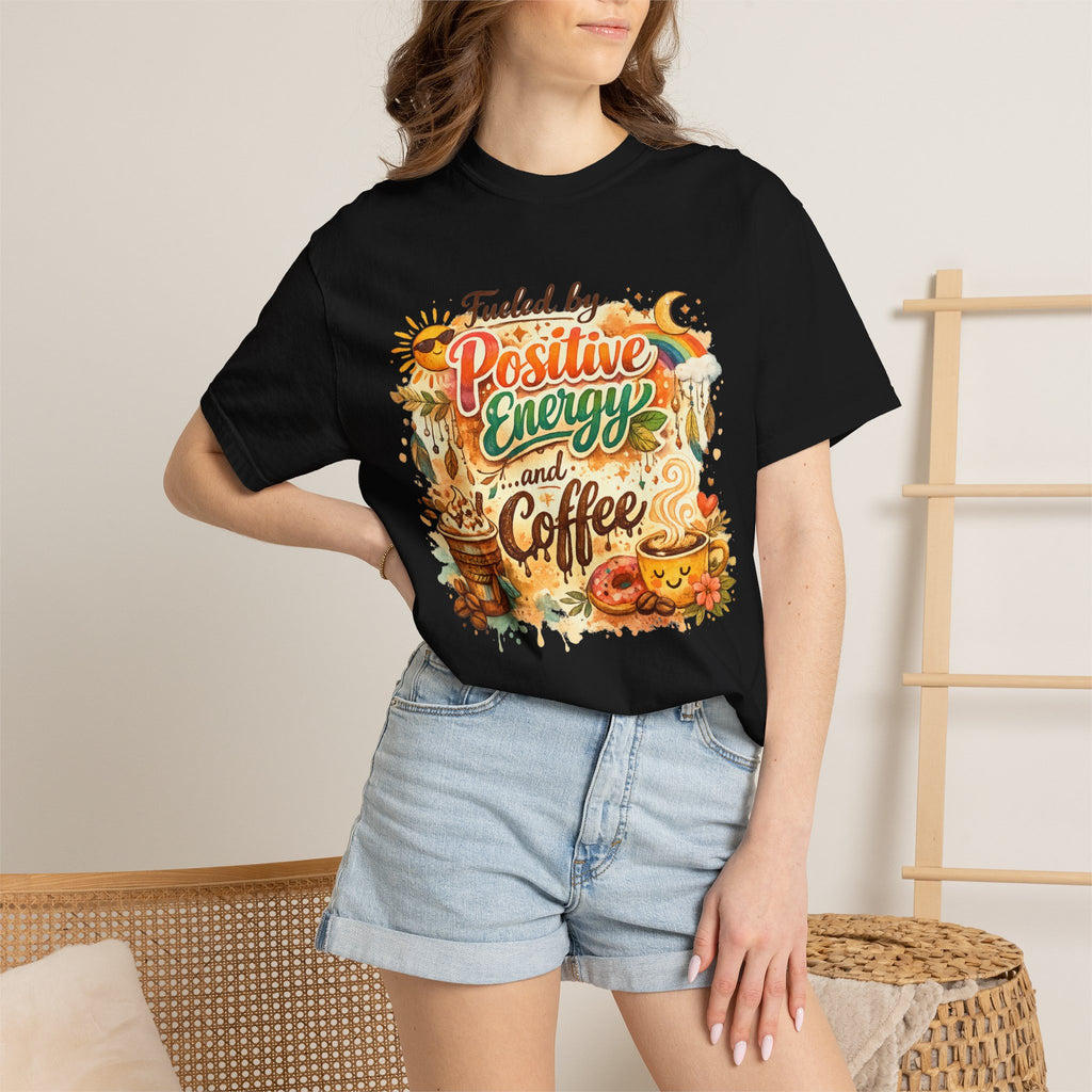 Positive Energy (It's Just Coffee) | Garment-Dyed Tee — AttitudeShirts