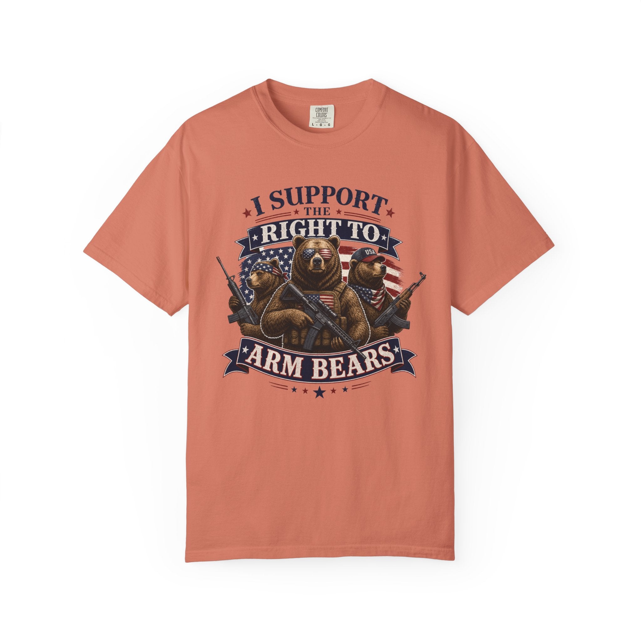 "Armed Bears" Unisex Garment-Dyed Tee