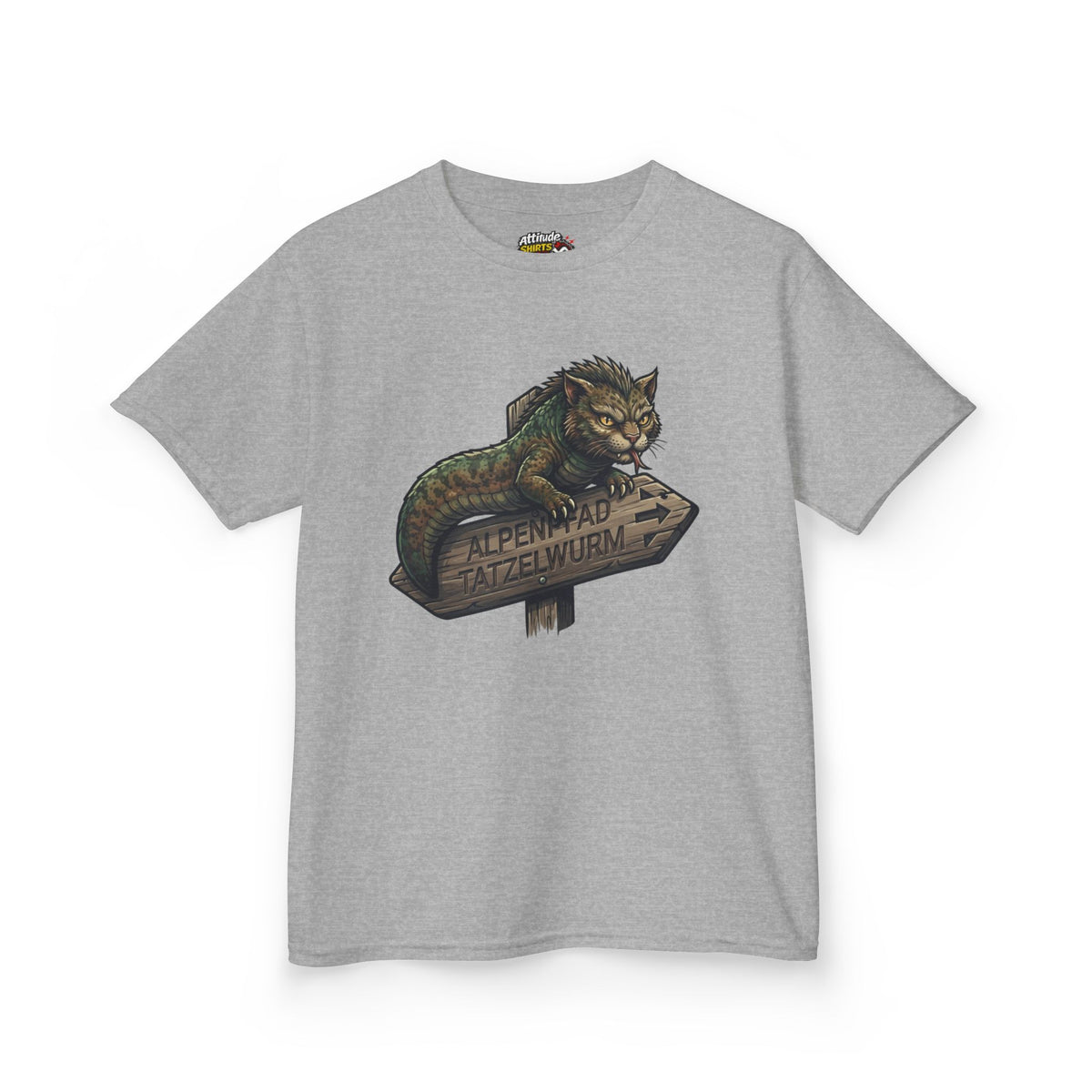 Color: Sport Grey | Tatzelwurm (Alpine Europe) Kids Tee