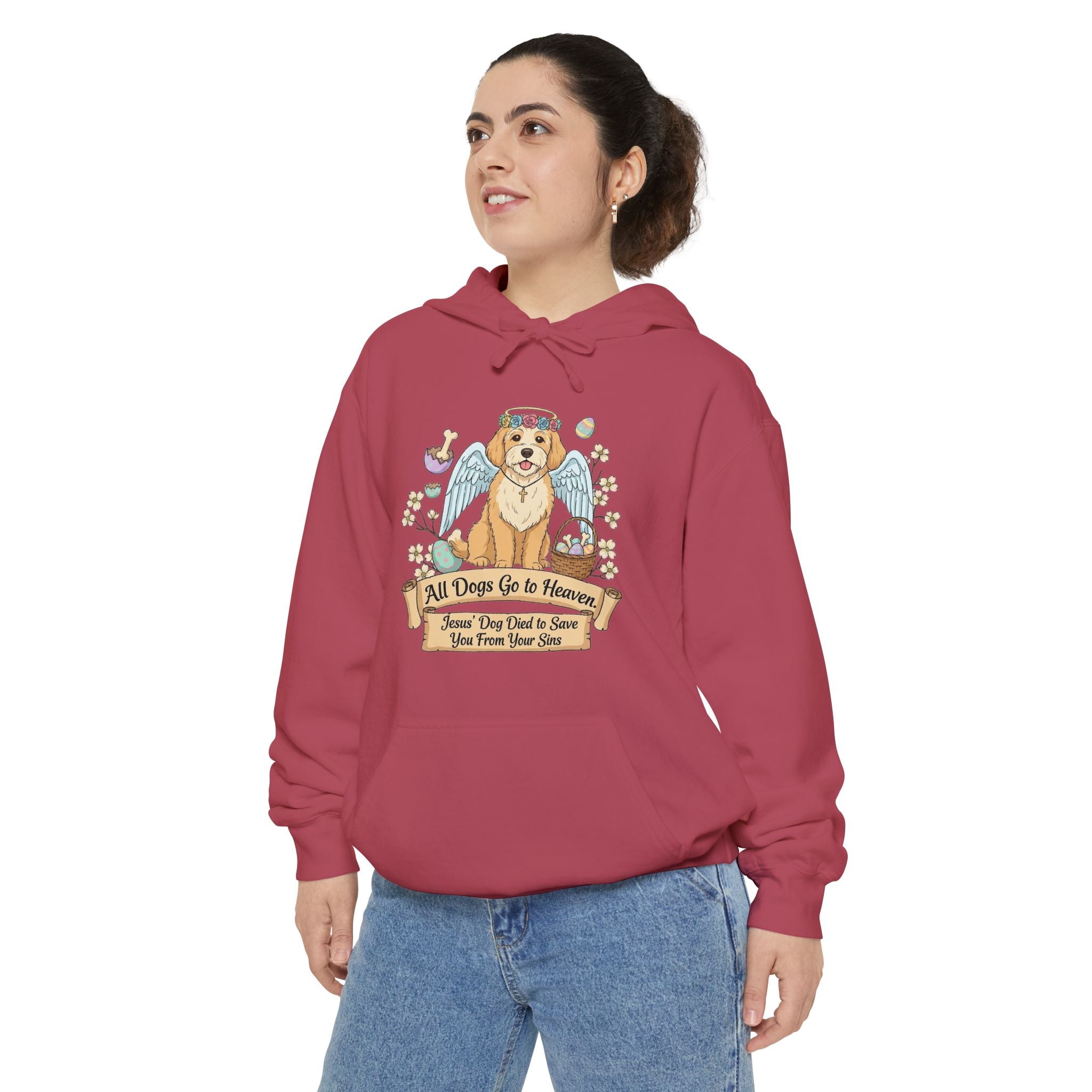 Heaven's Got a Paw Patrol | Garment-Dyed Hoodie — AttitudeShirts